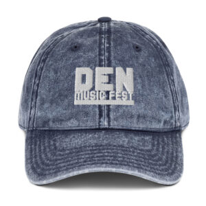 Den Music Fest Logo Vintage Dad Cap
